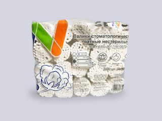 Изображение товара «Валики ватные (п/э упак) M размер 2000шт N1»