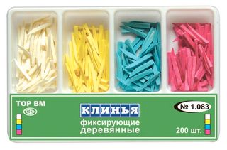 Изображение товара «Клинья деревянные фиксирующие цветокод 4-х типов 1.083 шт. N200»