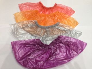 Изображение товара «Бахилы одноразовые  ПРОЧНЫЕ  35мкм (400х140мм) серебро пара уп. N1000»