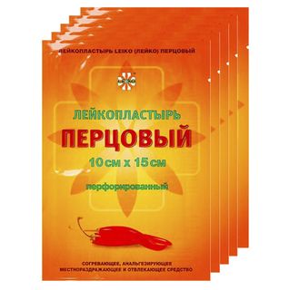 Изображение товара «Лейкопластырь Leiko перцовый перфорированный шт. (422186) 10Х15 N1»