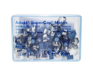 Изображение товара «Матрицы Керр (2161) adapt supermat с катушкой синей сталь 0.03мм x5,0мм уп N50»