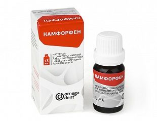Изображение товара «Жидкость №2 (Камфорфен) д/антисептич обработки каналов фл. 13мл N1»