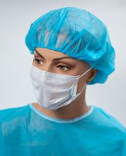 Изображение товара «Шапочка-берет КОМЕТА кругл БЕЛАЯ (арт. FN 15-02) пл 17 н/ст шт. d 50см N1»