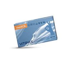 Изображение товара «Перчатки винил M ГОЛУБЫЕ MediOk VINYL(VITRYLE) глад н/стер неопудр пара. N50»