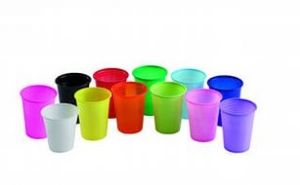 Изображение товара «Стаканы пластиковые EURONDA Monoart оранжевые 200мл уп. N100»