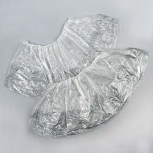 Изображение товара «Бахилы одноразов ПРОЧНЫЕ 36 мкм (3.5 гр, 400X140мм) серебро пара уп. N100»