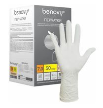 Изображение товара «Перчатки хирург разм 8,0 BENOVY латекс стер неопудр пара. N1»