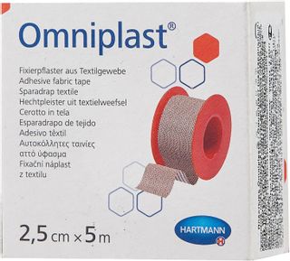 Изображение товара «Пластырь Omniplast фиксир из текст ткани шт. 2,5смх5м (9005381) N1»