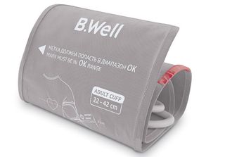 Изображение товара «Манжета анатомич. д/авт.тонометра на плечо B.Well р-р М-L  N1»