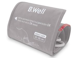 Изображение товара «Манжета анатомич. д/авт.тонометра на плечо B.Well р-р М (22-32 см) N1»