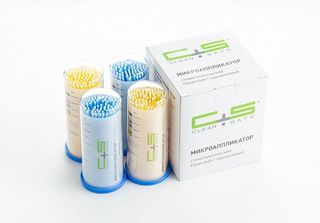 Изображение товара «Аппликаторы Clean+Safe, микро Fine (желт+гол) шт. N100»