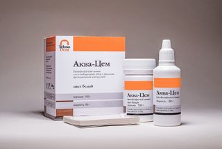 Изображение товара «Аква-цем белый фосфат цем д/пломб и фик/ортопед (порошок 100г+жидкость60г)шт.N1»