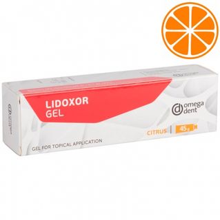 Изображение товара «Лидоксор гель аппликац. анестетик д/наружного примен (цитрус) туба. 45г N1»