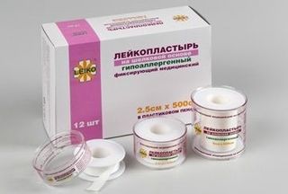 Изображение товара «Лейкопластырь Leiko шелковая основа шт. 5х500 пл пенал N1(531610)»