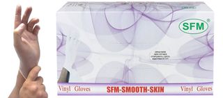 Изображение товара «Перчатки винил M SFM смотр неопуд н/стер пара. N50»