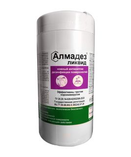 Изображение товара «Алмадез-ликвид салфетки влажные в банке шт. N60»