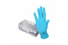 Изображение товара «Перчатки нитрил XS ГОЛУБЫЕ Connect Blue Nitrile текстур неопудр н/стер пара. N1»