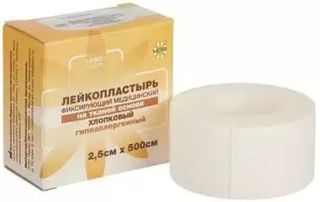 Изображение товара «Лейкопластырь Leiko тканевая основа шт. 2,5х500 картон уп. N1(531226)»