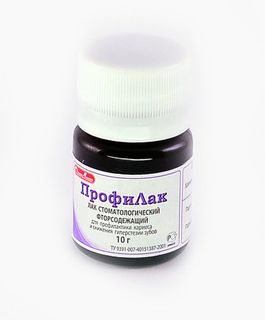 Изображение товара «Профилак лак стомат фторсодерж д/профилактики кариеса и снижен гиперт 10гр уп.N1»