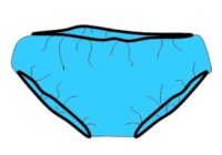 Трусики процедурн женск (3 резинки) н/ст пл 25 СМС шт. N1