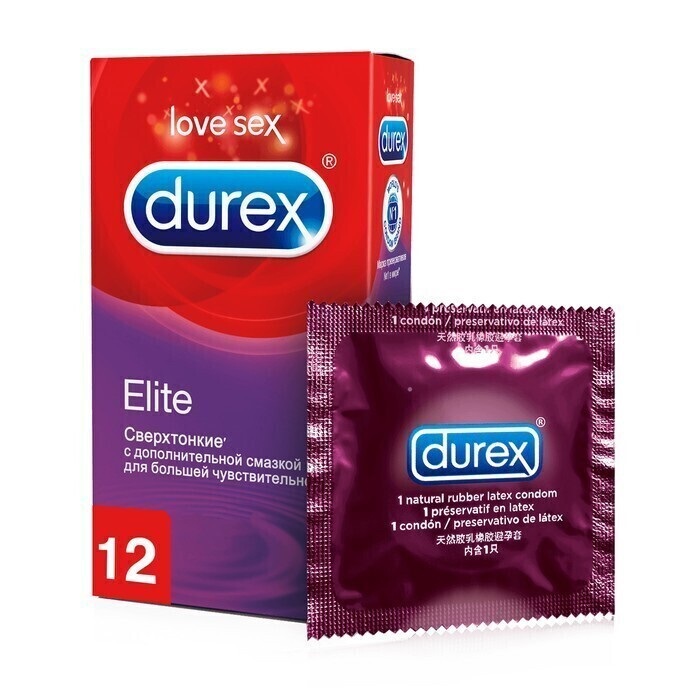 През-вы Durex Elite (сверхтонкие) шт. N12