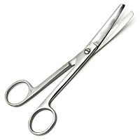 Ножницы J-22-027 (Н-3ss) верт/изогнутые тупоконеч 140мм шт. N1