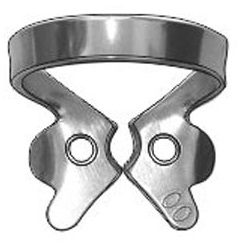 Кламп 00 для премоляров нижней и верхней челюсти, резцов нижней челюсти шт. N1