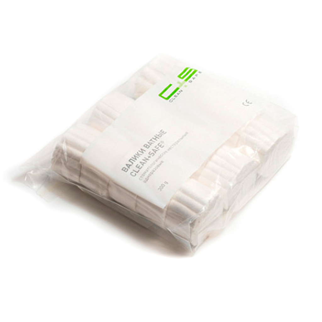 Валики ватные Clean+Safe разм2 упак. 600шт N1