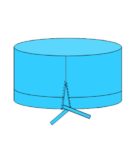 Шапочка-колпак с подворот пл-25 н/ст шт. N1