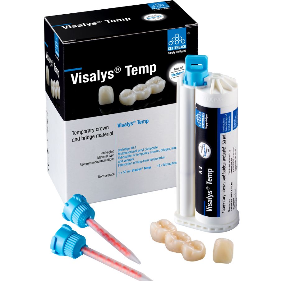 Визалис Темп материал для изготовления врем коронок BL (13788) карт 50 мл шт. N1