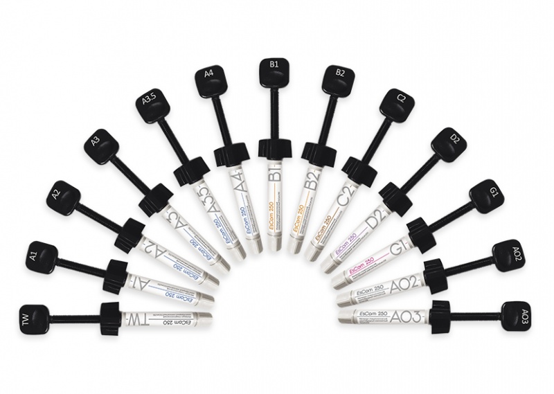 ЕсКом250 стомат пломбир материал (цвет АО2) 4г шпр. N1